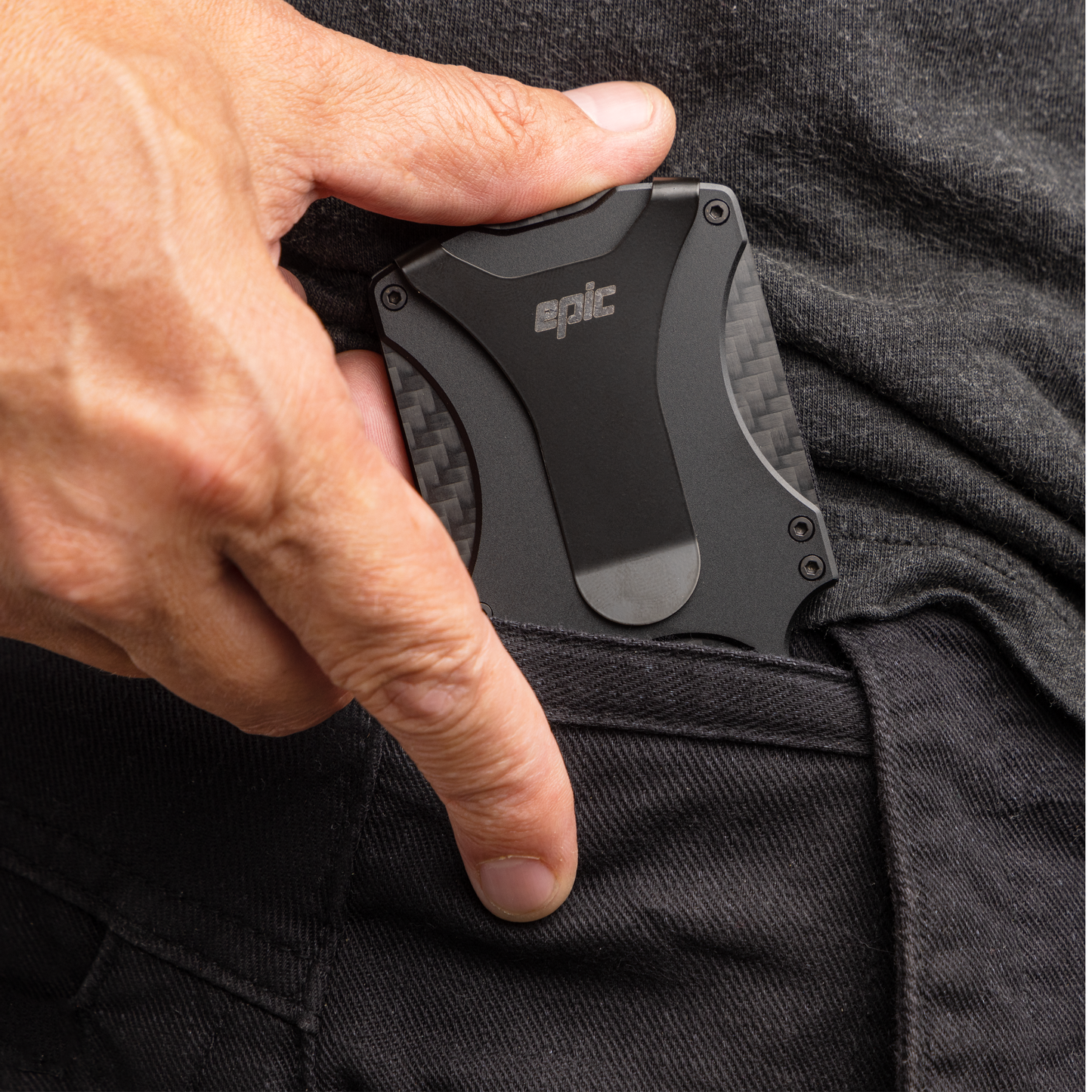 Epic Curved Carbon Fibre Wallet